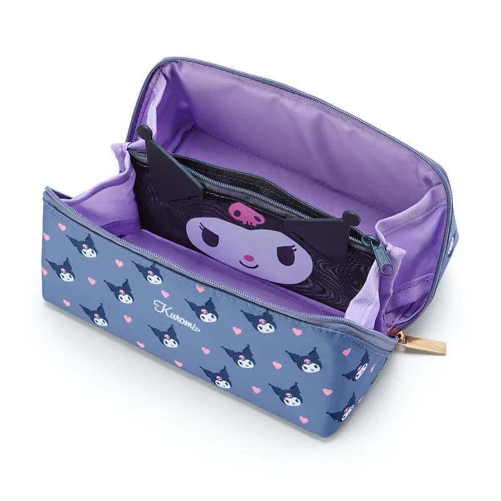 Cartoon Character Pencil Case Pencil Pouch Bag with Zipper Pen Holder Suitable for Student Business and Home Work Office (Ku)