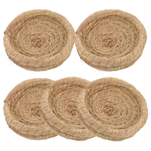 Gadpiparty 5 Stück Teiliges Handgewebtes Stroh Nest Robustes...