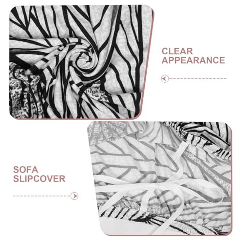 Housse de canapé extensible jacquard protection complète salon - 4