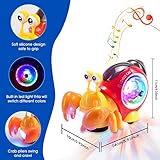 Sanil Toys for 1-3 Year Old Crawling Toys Age 6 to 12 Month Walking Snail Toys Baby Light Up Toys Toddler Crwaling Toys Gifts for 1-3 Year Old Boys Girls Toddler Birthday Gifts Present Age 6M+ (b) - Image 2