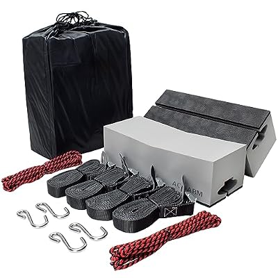 Universal Kayak Carrier Kit Kayak Foam Blocks for Roof Soft Standard Replacement Car Top Roof Racks Pads with Tie-Downs, 12 inch