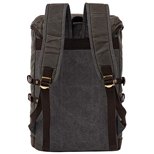 Vintage Waterproof Canvastravel Laptop Backpack, Outdoor Rucksack, School Backpack Hiking Backpack Fits 17" #TOP2