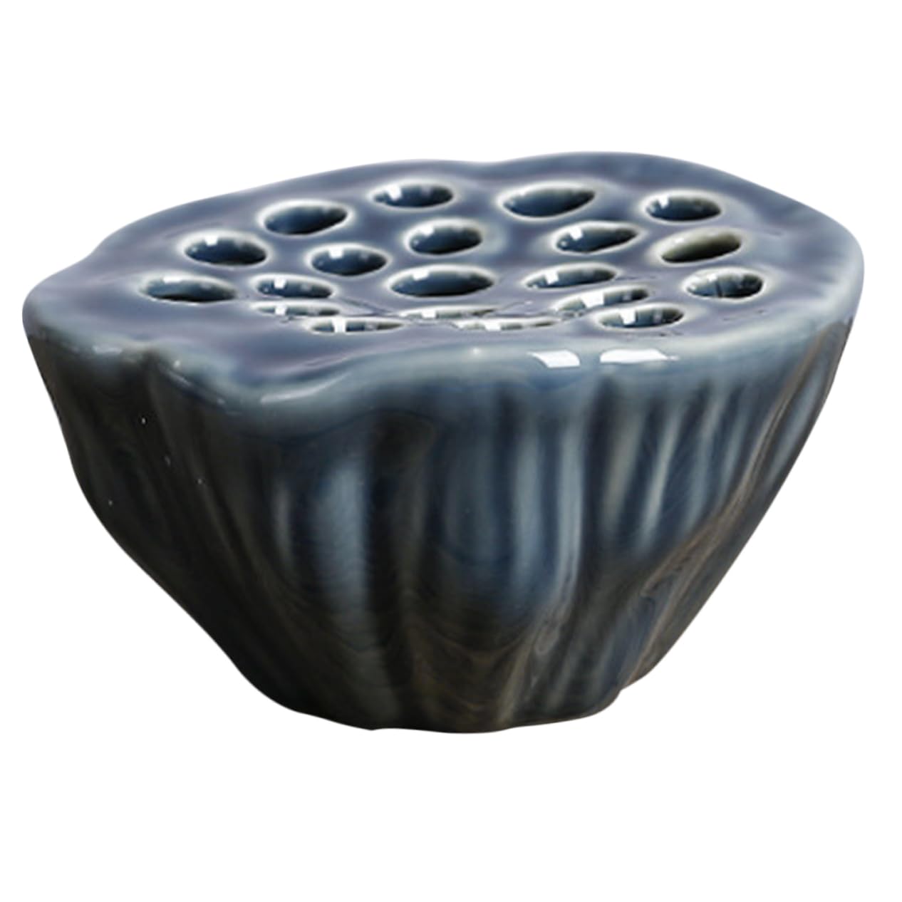 Vase en céramique Homoyoyo en forme de capsule de lotus, décoration raffinée