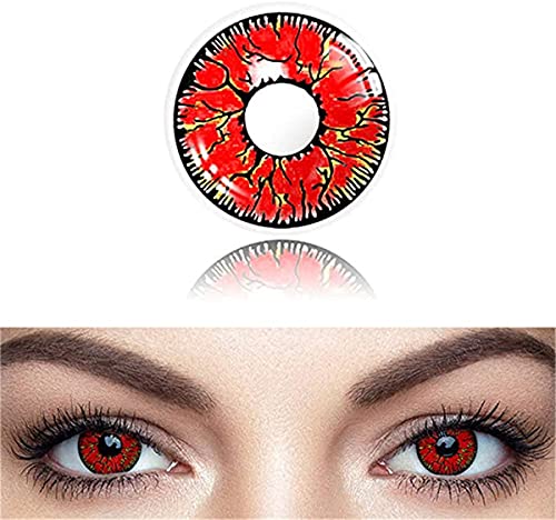 KellyKessa Makeup for Party, Cosplay,Halloween,Party Toy ,Gifts for Women and Girls (055-Red Crack)