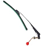 OFIG UTV Wiper Kit Hand Operated Manual Windshield Wiper Kit Compatible with Polaris Ranger RZR Can Am Maverick X3 Commander Defender Pioneer Golf Cart