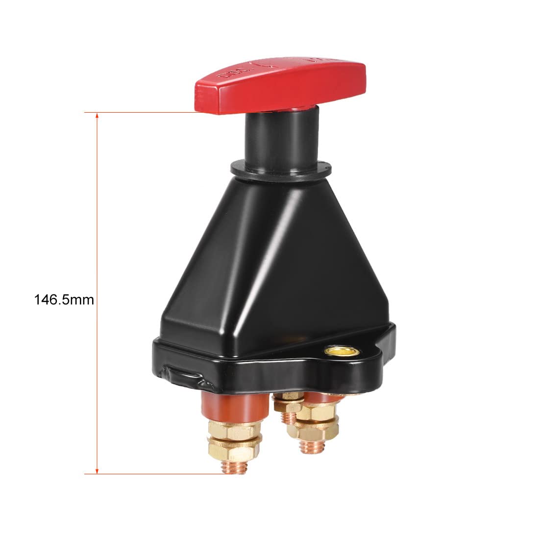 uxcell Rotary Battery Disconnect Switch Isolator Cut OFF Battery Power Switch for Marine Boat RV ATV DC 12V-60V/1000A ON/OFF