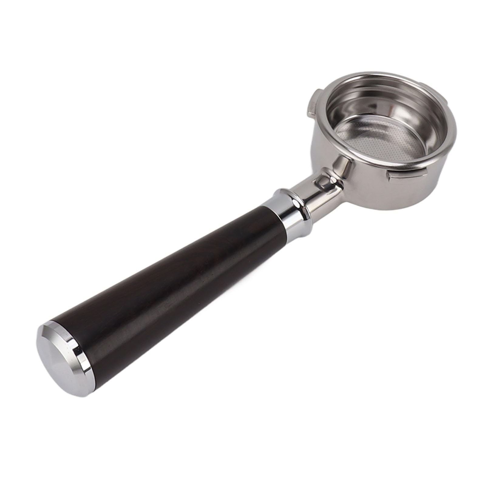 Tbest Portafiltro per caffè 58mm con Manico in Legno Massello (Type A