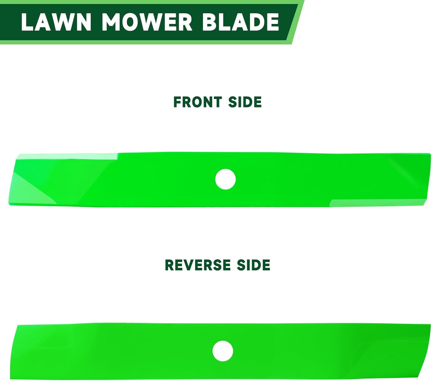 54" Deck Mower Blades Fit for John Deere ZTrak 737 727 757 Z830A X580 M653 M655 M657 Lawn Mower Replaces OEM M136195 TCU30316 M135334 M164016 M144652 TCU30317