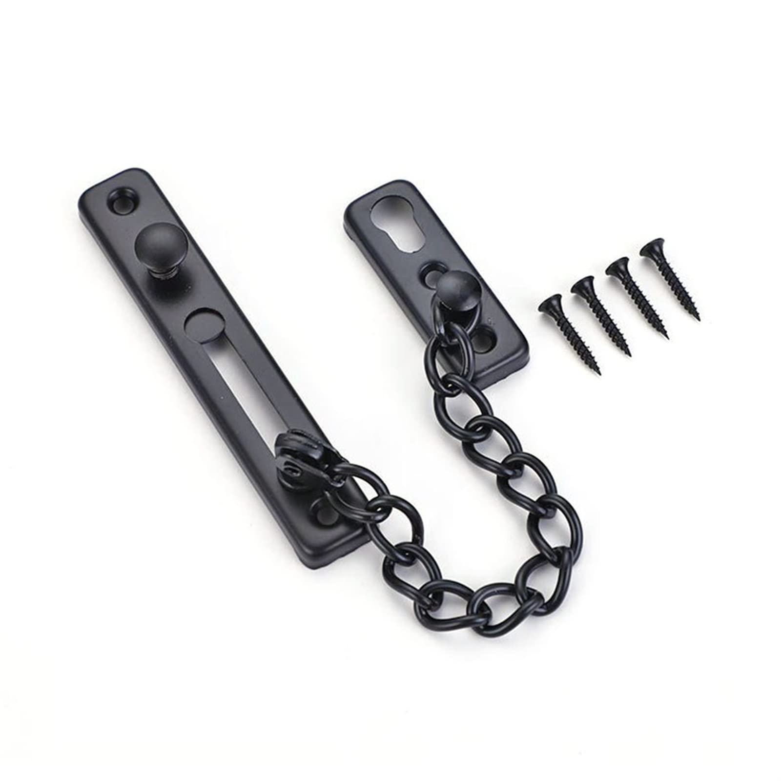 Door Chain Lock Bolt with Security Anti-Theft Home Screw Protection Latch