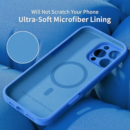 OAOA Engraved for iPhone 16 Pro Max Case, Blue Flower - image 6