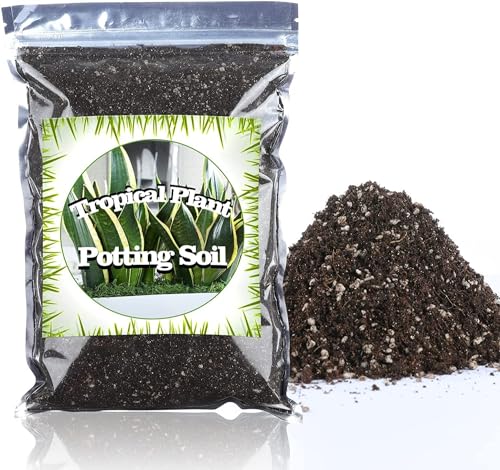 Doter Houseplant Potting Mix 10qt, Fertilized, Perlite Soil for All Types of Indoor House Plants and Tropical Plant