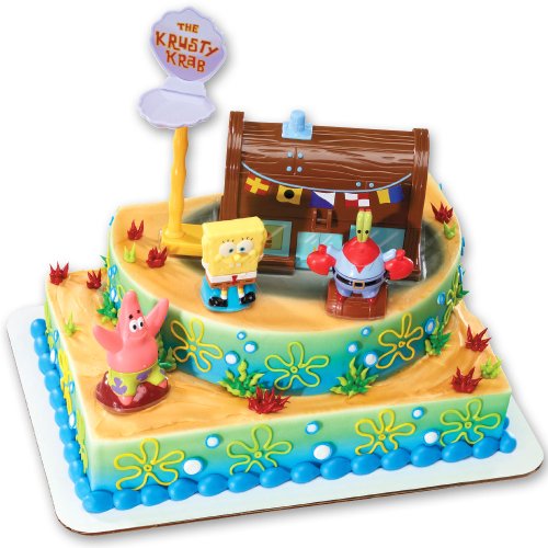 SpongeBob Squarepants - Krusty Krab Signature DecoSet Cake Decoration