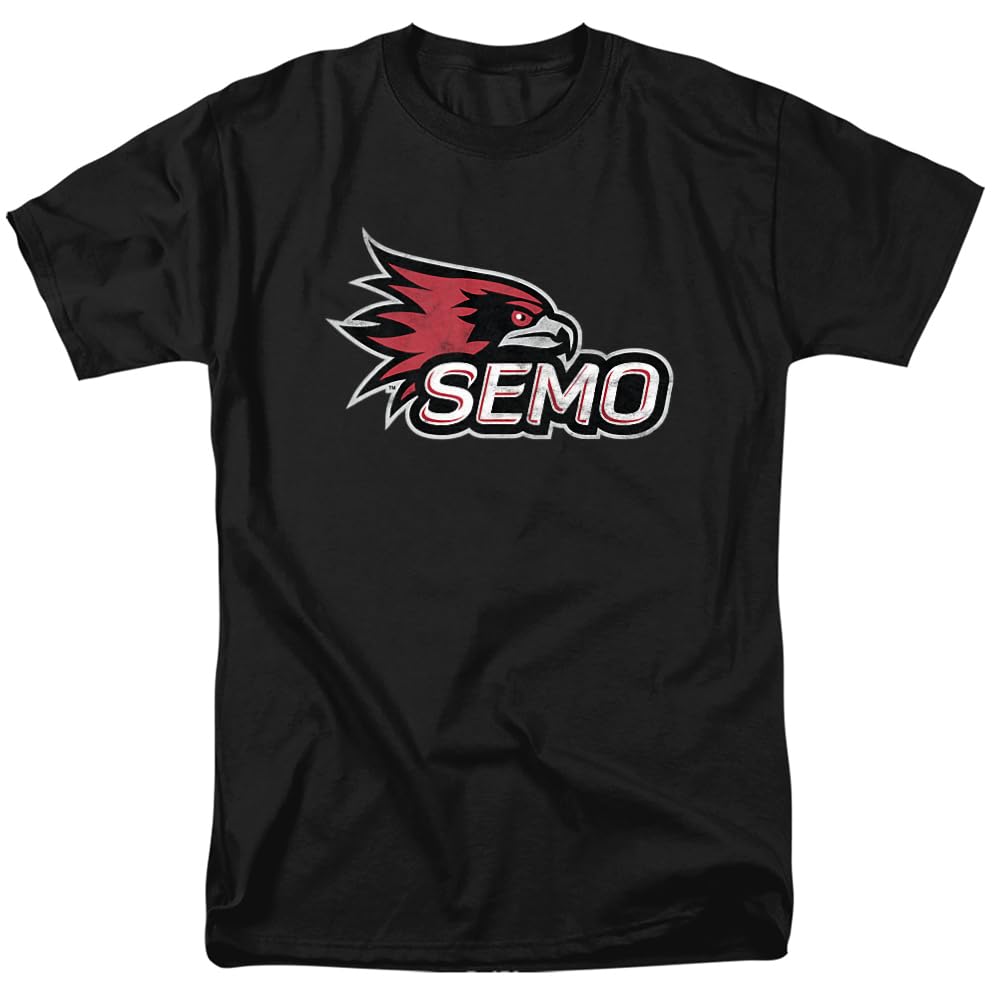 Southeast Missouri State University Official Distressed Primary Logo Unisex Adult T Shirt