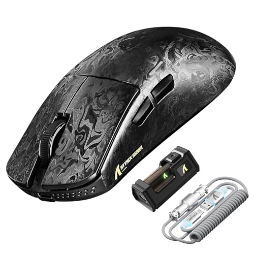 ATTACK SHARK R11Ultra 黒羽 Amazon | ATTACK SHARK R11Ultra 影鮫 カーボンファイバーマウス