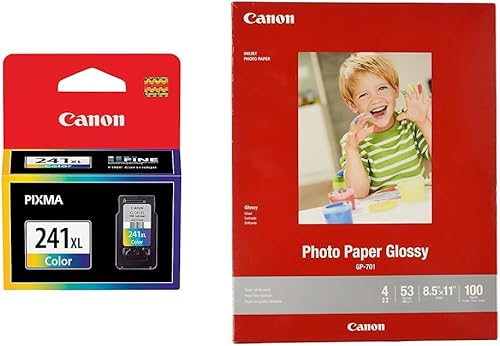 Canon CL-241XL Compatible con MG2120MG3120MG4120, MG3222, MG3520, MG3620, MX459, MX472, MX512MX432MX372, MX522MX452MX392, MX532, MX532. TS5120