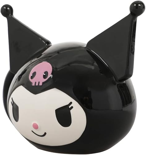 Miniatura 2 de Bioworld Kuromi - Taza de cerámica con personajes esculpidos, 10 onzas