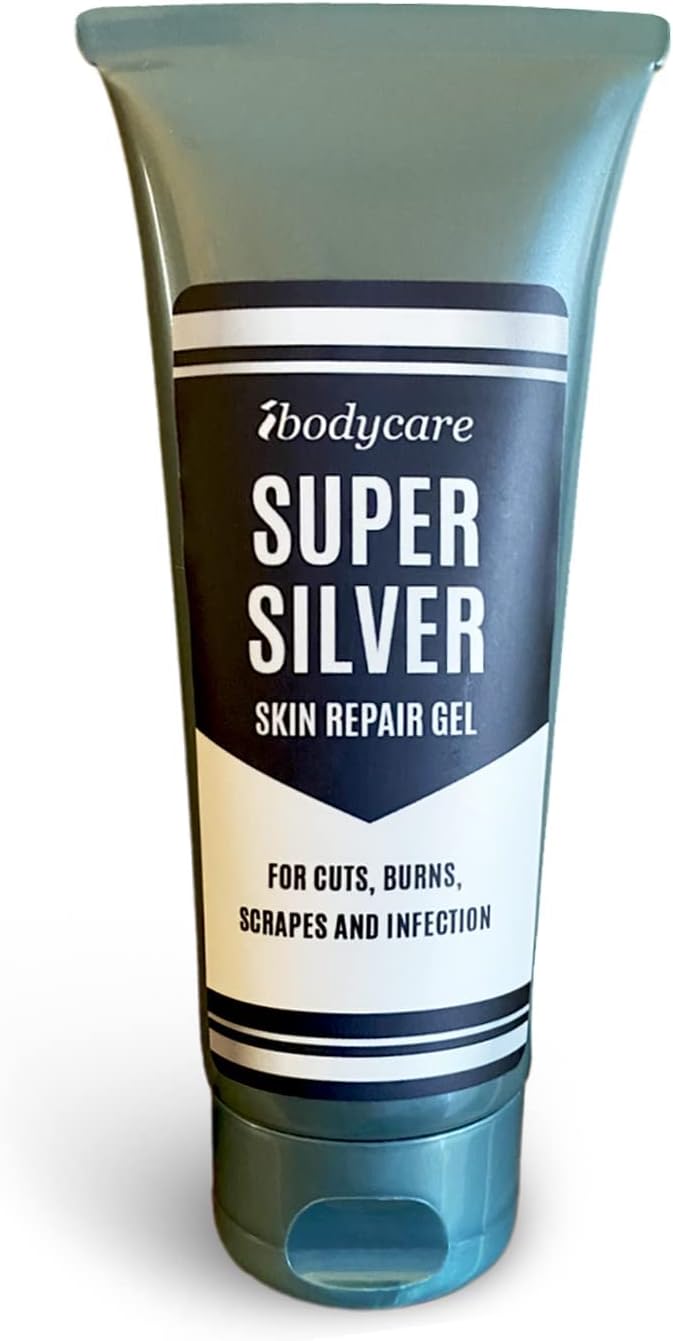 ibodycare Super Silver Gel for Cuts, Burns, Rashes, Scar and Infection Care