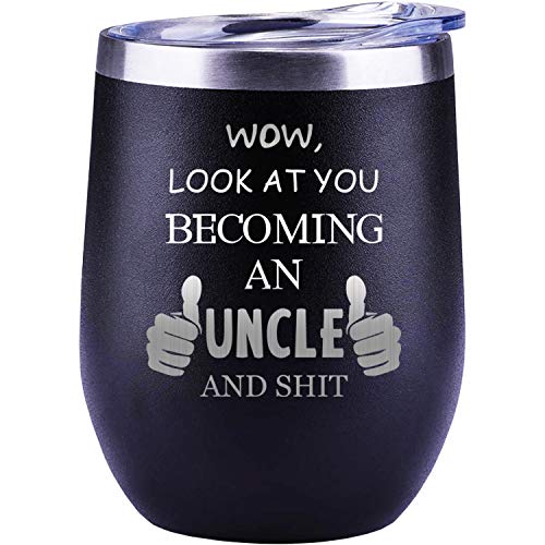 New Uncle Gifts New Uncle Gifts For Brother Baby Announcement Gifts Gifts For Uncle Wine Glass Coffee Mug Cup