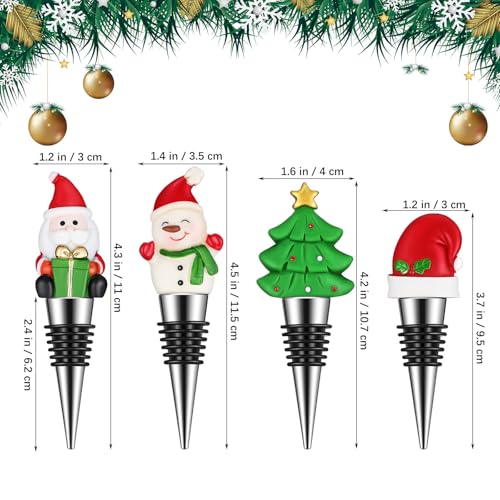 Tapón de vacío sellado para evitar que el vino pierda gas o sabor en las fiestas de Navidad 3