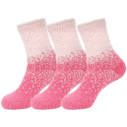 Calcetines extragrandes talla 11 Laffy Taffy de invierno súper suaves Paquete de 3 pares