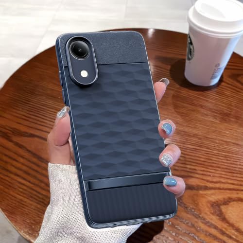 Image of Outlouders Back Cover for Vivo T5e | Full Camera Protection | TPU Soft Flexible Shockproof Bumper Case (Blue)