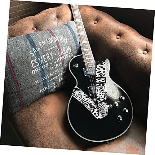 FAVOMOTO 1 PC Bracelet Imprimé Guitare Garniture Bracelets De Montre En Cuir Décor Noir Et Sangle De Guitare Basse Support De Guitare Bandoulière De Guitare Imprimé Sangle En - Les Beatles, Paul McCartney, John Lennon, RIngo Starr, George Harrison FAVOMOTO 1 PC Bracelet Imprimé Guitare Garniture Bracelets De Montre En Cuir Décor Noir Et Sangle De Guitare Basse Support De Guitare Bandoulière De Guitare Imprimé Sangle En – Image 5