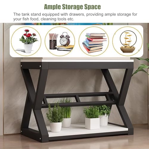 Support pour aquarium robuste anti-vibration meuble stable de 50x50x70 cm - 5