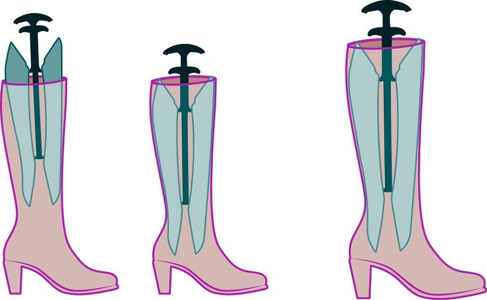DELFA 1 pair Embauchoirs à bottes