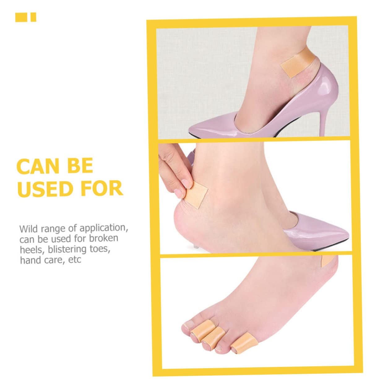 Anneome 24rollos Parches Para Talones De Para Pies Anti-fricción Para Zapatos De Tacón y Actividades Ampollas y Rozaduras