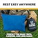 Wise Owl Outfitters Camping Pillow – Memory Foam Travel Pillow for Airplane Sleeping, Hiking, Backpacking & Outdoor Use - Small & Portable for Adults, Car, Camp & Tent