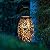 2Pcs Solar Lanterns Outdoor Waterproof Hanging Solar Garden Hollow Lanterns LED Lanterns with Handle Decorative Projector Night Light for Courtyard Porch Pathway Walkway Tree Fence Christmas