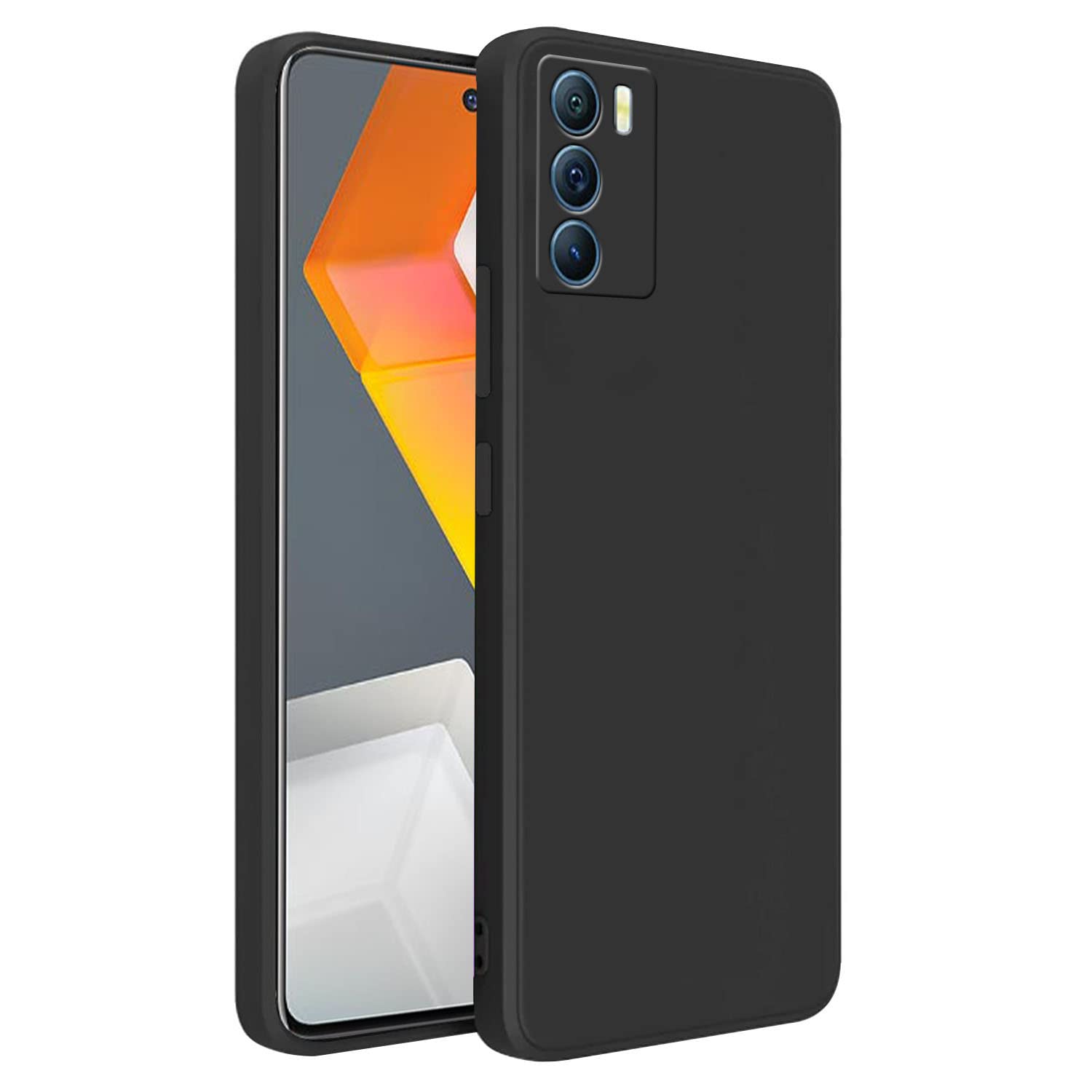 LIRAMARK Silicone Soft Back Cover Case for Vivo iQOO 9 SE 5G (Silicone Black) (B0BL15ZDT8) Amazon Price History, Amazon Price Tracker