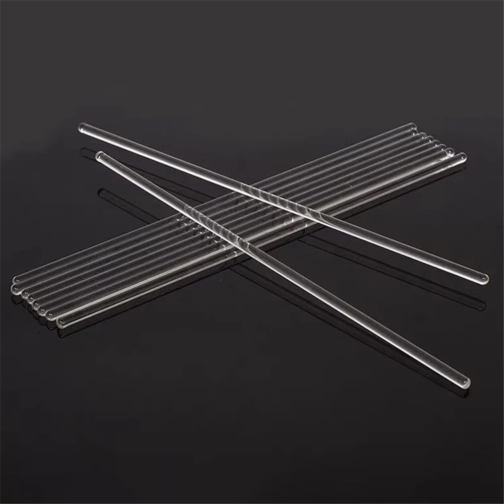 Sprzęt i wyposażenie laboratoryjne, 10 sztuk/partia laboratorium 5, 7, 8, 10 mm, okrągła głowica, szkło, pręt do bijaków do laboratorium (10 x 400 mm, 10 szt.)