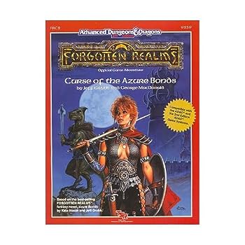 Paperback Curse of the Azure Bonds (Advanced Dungeons & Dragons/Forgotten Realms Module FRC2) Book
