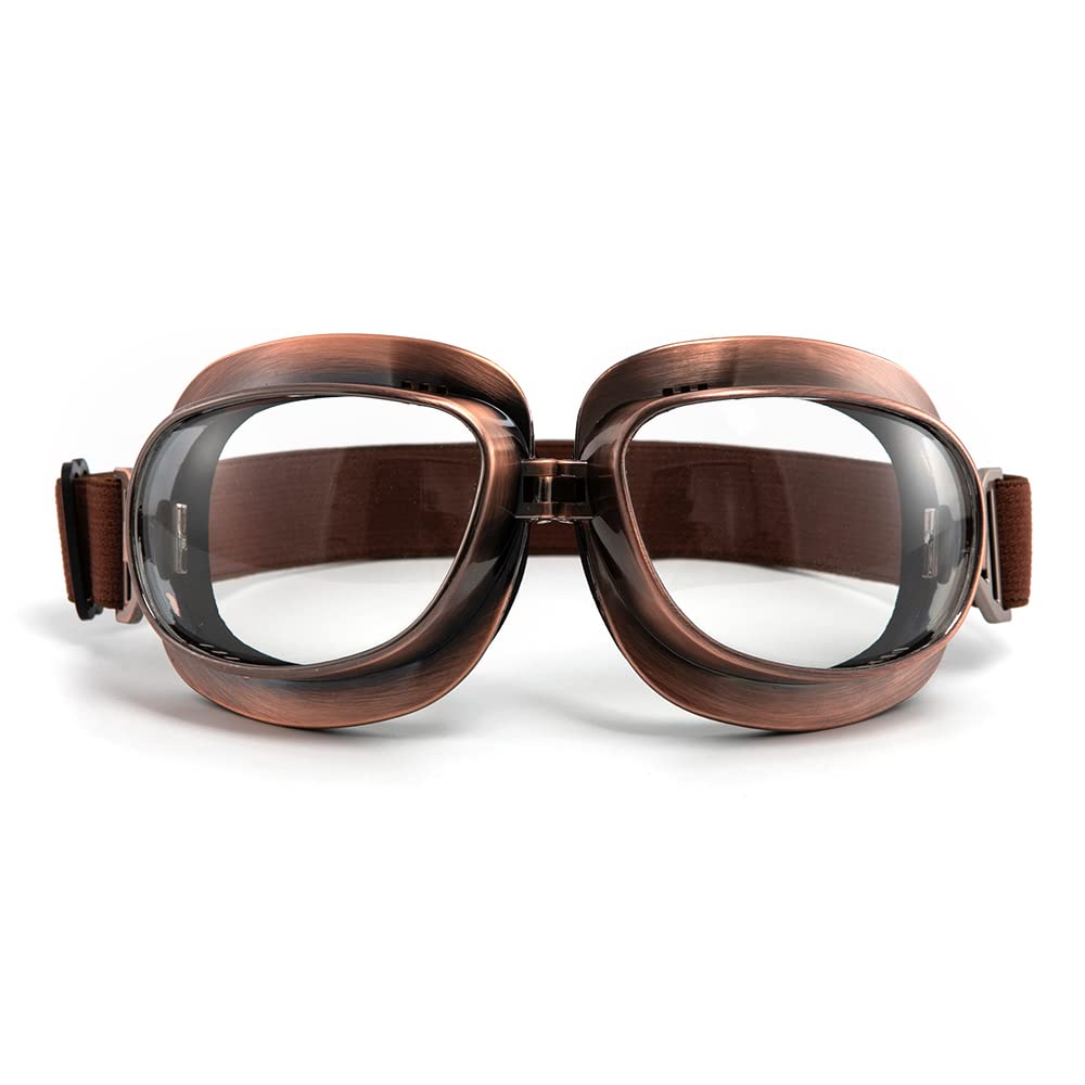 Gafas de moto Vintage, Gafas de Sol Deportivas para Motocicletas