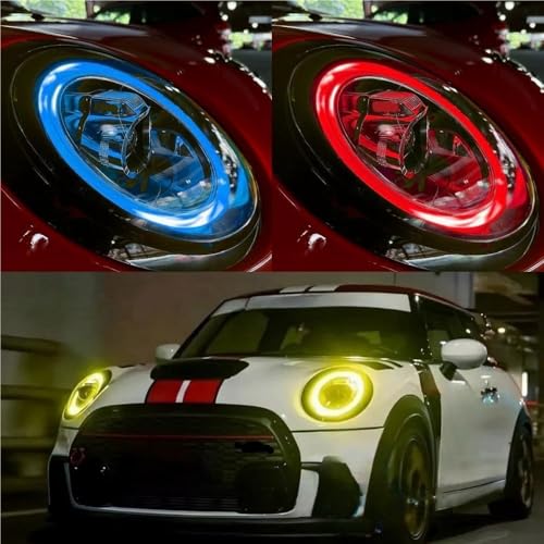 Placas DRL Azules para Mini Cooper F56 F55 LCI Módulos de Luz Diurna LED 2