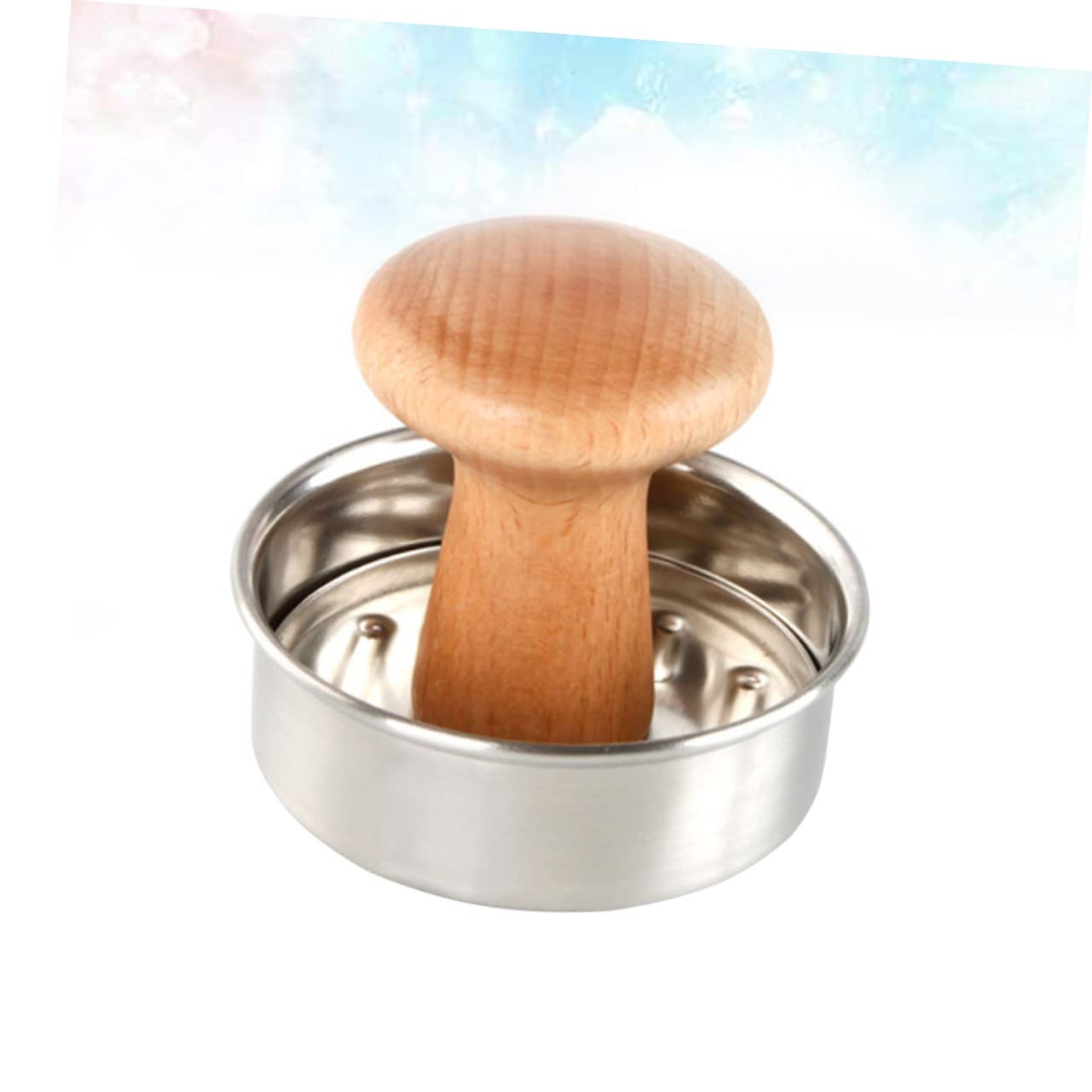 JOINPAYA 1pc Stainless Steel Meat Press Maker for Burger Beef Meat Non- to Clean Kitchen Gadget for Cooking and Grilling