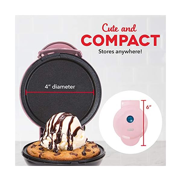 DASH-Mini-Maker-Electric-Round-Griddle-for-Individual-Pancakes-Cookies-Eggs-other-on-the-go-Breakfast-Lunch-Snacks-with-Indicator-Light-Included-Recipe-Book-Pink DASH-Mini-Maker-Electric-Round-Griddle-for-Individual-Pancakes-Cookies-Eggs-other-on-the-go-Breakfast-Lunch-Snacks-with-Indicator-Light-Included-Recipe-Book-Pink