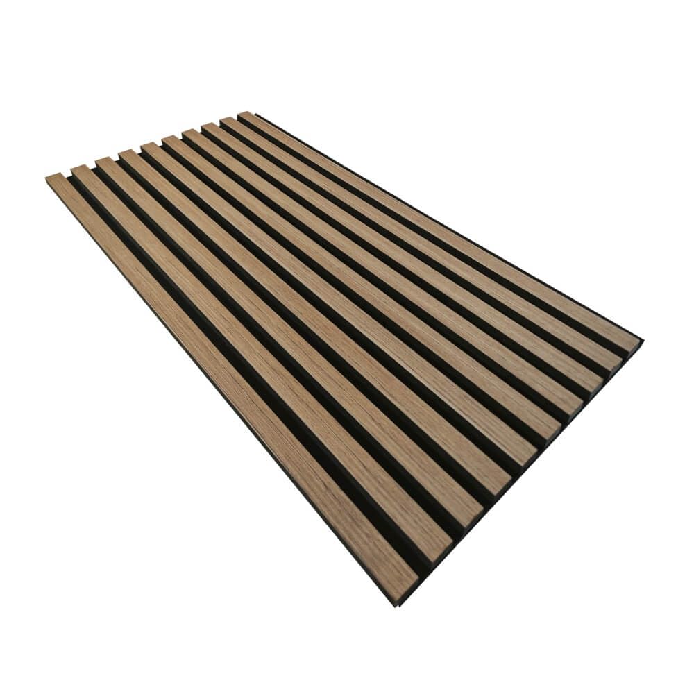 Home Deluxe - Panneau acoustique SONIC Oiled Oak - 1 panneau, bois MDF, feutre polyester, peut être placé les uns au-dessus des autres et les uns à côté des autres I Panneau insonorisant Panneau
