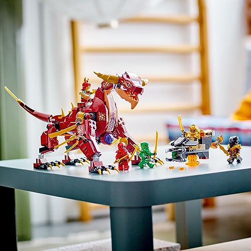 Lego 6425935 Ninjago Heatwave Transforming Lava Dragon 71793 Building Toy Set thumb #8