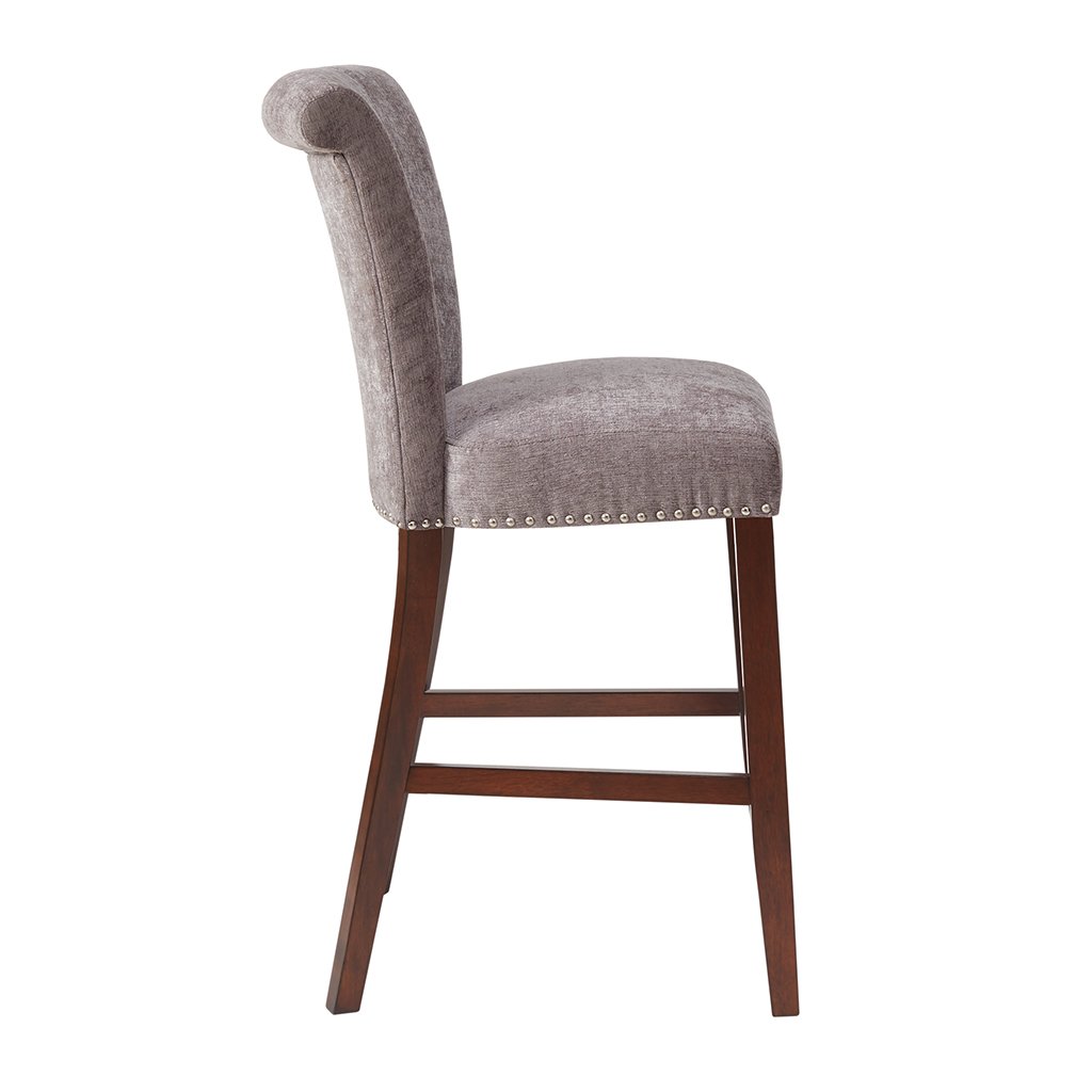 Buy Madison Park Colfax Bar Stools Solid Wood, Textured Fabric