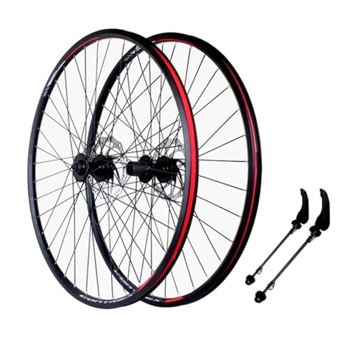 700C ���[�h�o�C�N�p�z�C�[���Z�b�g �f�B�X�N�u���[�L 100mm/135mm QR �z�C�[������ �A���~�� �_�u���E�H�[�� 7/8/9/10���Ή�