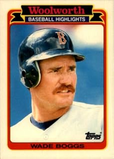1989 Woolworth's Baseball Card #8 Wade Boggs
