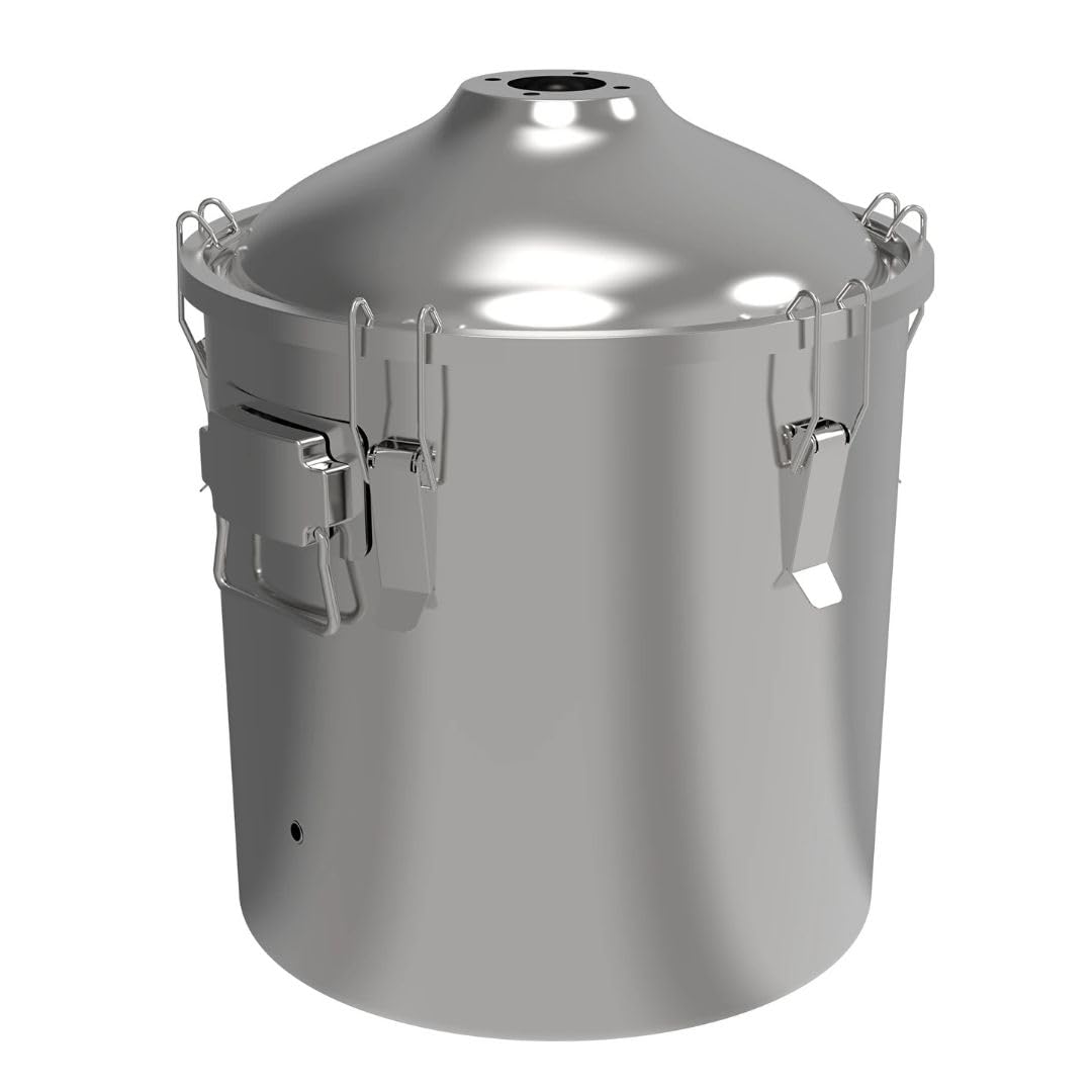 AlcoFermBrew Distillateur avec réfrigérant et clarificateur 30 litres - INOX