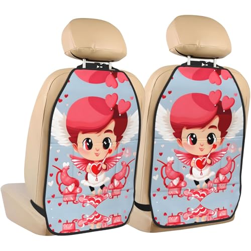 Protections de siège de voiture anti-rayures Love Messenger pour SUV et berline