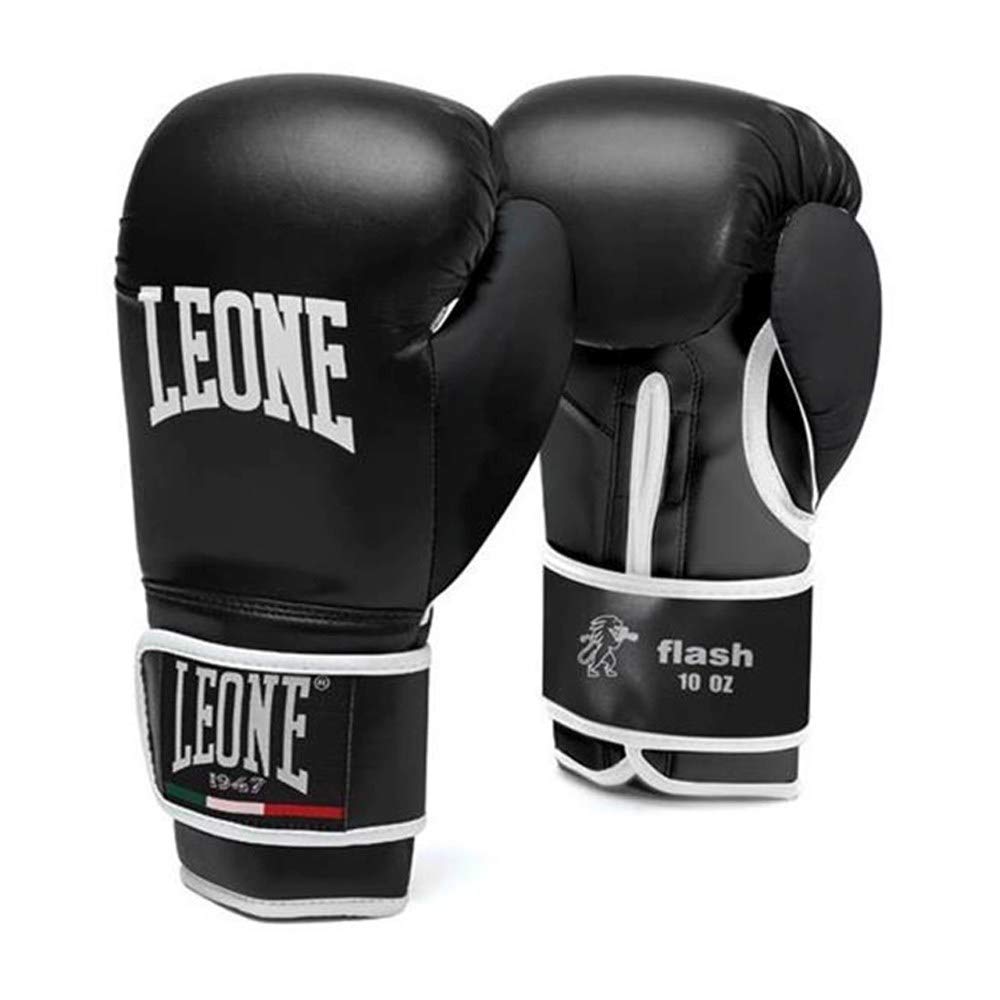 LEONE 1947 Flash Guantoni, Nero, 10 Oz & 1947 AB705, Bendaggi Legionarivs Unisex – Adulto, Nero/Oro, 3.5