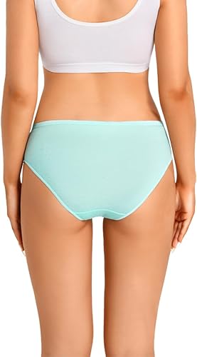 Miniatura 3 de Ropa interior desechable para mujer, para viajes, estancias hospitalarias, 100% algodón, color azul cielo (10 unidades)