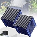 Pure Cube Water Trough Filter 2.0, Aquarium Water Trough Purifier Cube for Horse, Livestock, Fish Tanks & Ponds (Blue-2 Pcs)