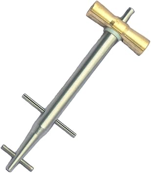 Clamptite CLT01L 5 1/4 inch Stainless Steel Tool w/ Aluminum Bronze T-Bar Nut Lanyard Extension
