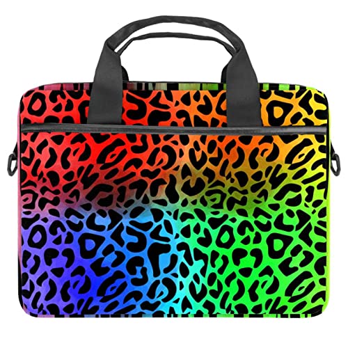 Sac à bandoulière pour ordinateur portable 13-14.5" imprimé léopard